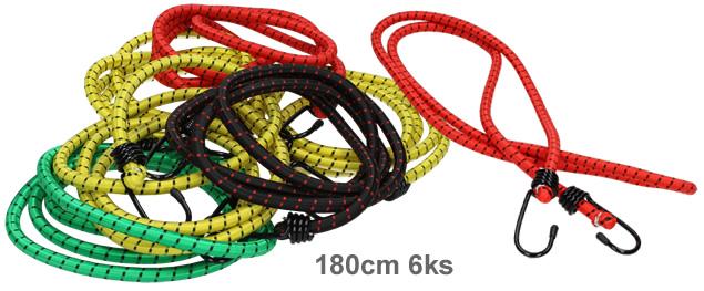 Gumicuky 6 ks 180 cm