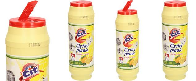 Cit čisticí prášek na nádobí 500g – citron