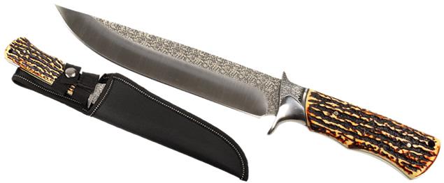 Hobby lovecký nůž velký se zdobenou rukojetí