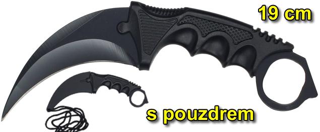 Nůž Rudý John s pouzdrem a tkaničkou – délka 19 cm