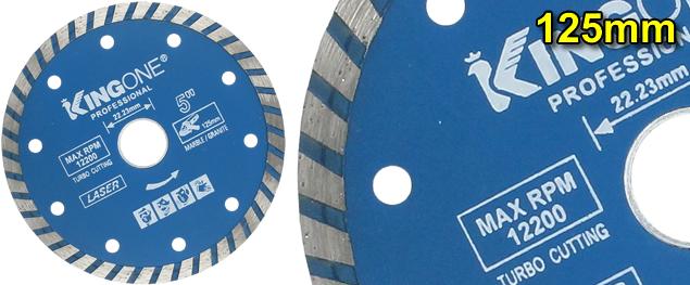 Diamantový kotouč KingOne 880-1501 pro flexu 125 mm