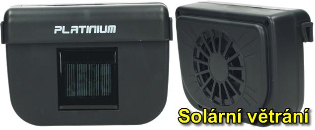Solární ventilátor do auta Platinium
