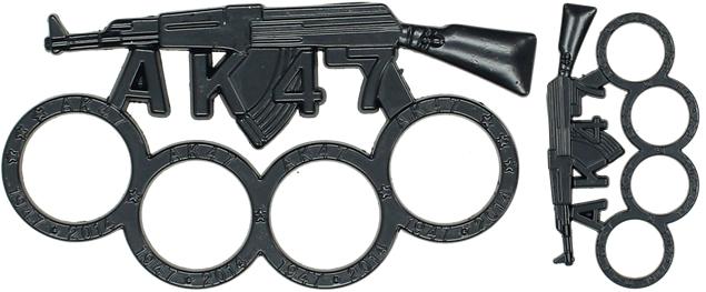 Obranný Boxer do dlaně AK47 černý