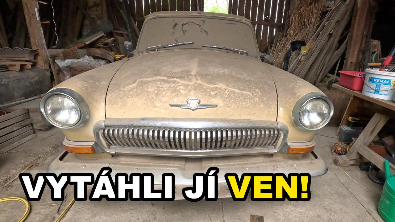 Vytáhli jsme ji ze stodoly. Volha po letech venku!
