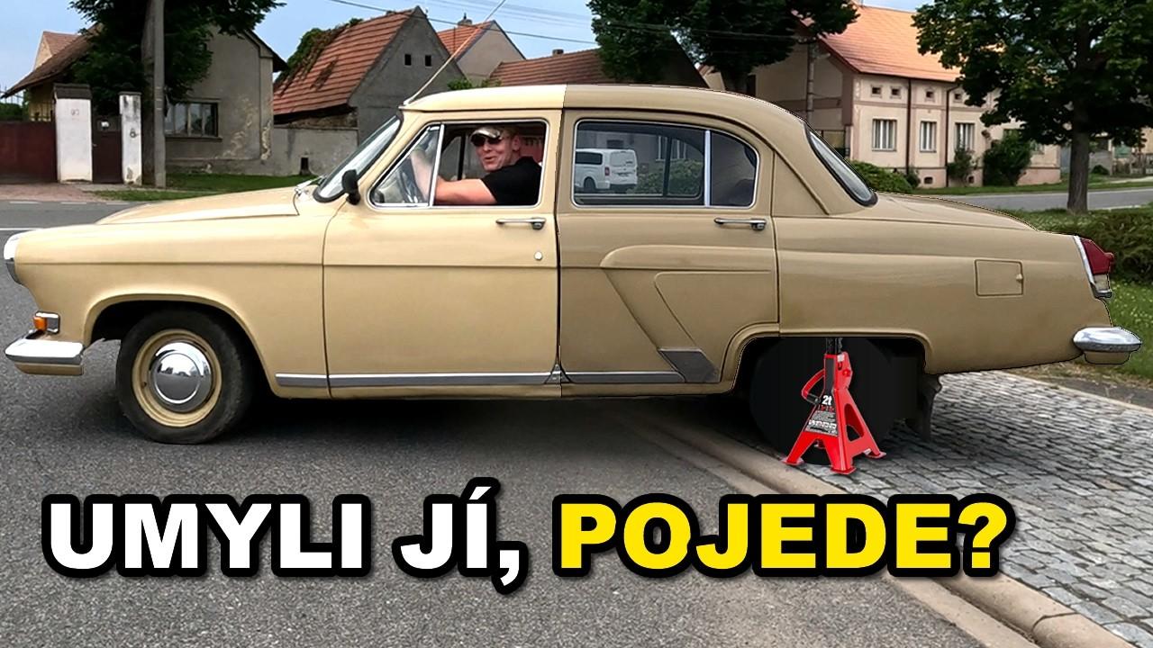 První mytí Volhy a první jízda po opravě. Jak vypadá a pojede vůbec? Naše Volha 21.