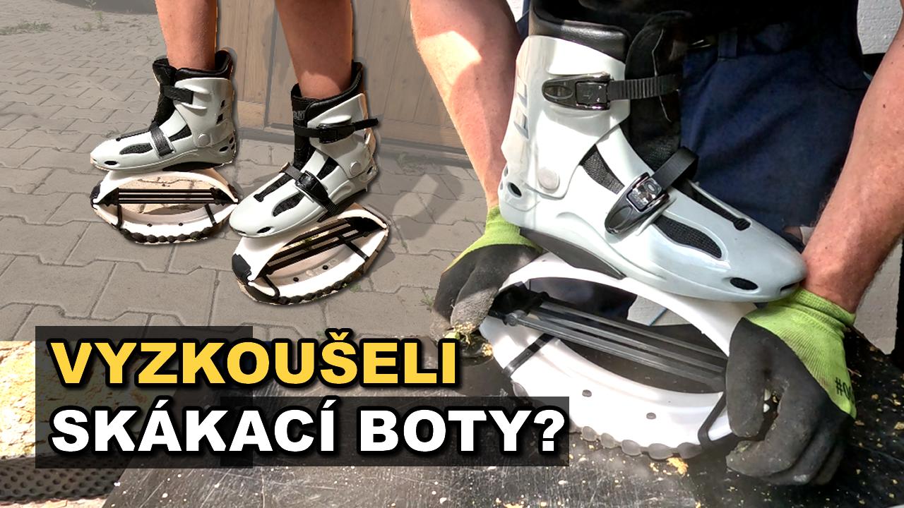 Našli jsme skákací boty. Na co by to asi bylo, do sněhu?