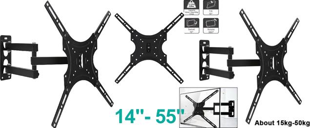 Nástěnný držák na TV Aerbes AB-E991 14–55''