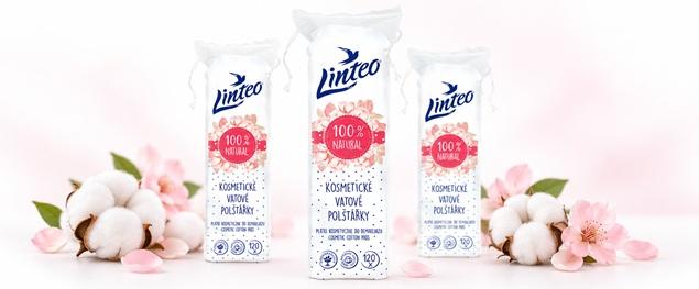 Kosmetické odličovací tampony Linteo Satin 120ks