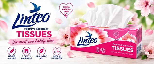 Papírové kapesníčky Linteo Satin 10×10ks – 3vrstvé