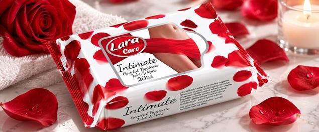 LARA Intimate vlhčené ubrousky 20ks