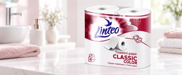 Toaletní papír Linteo Classic 4ks – 2vrstvý, bílý