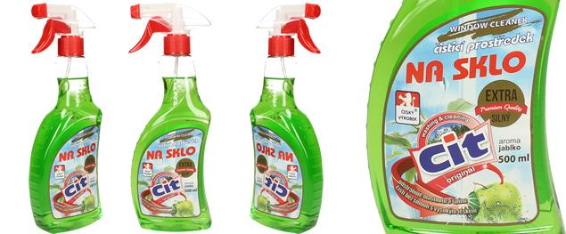 Cit čistič na sklo Jablko 500ml
