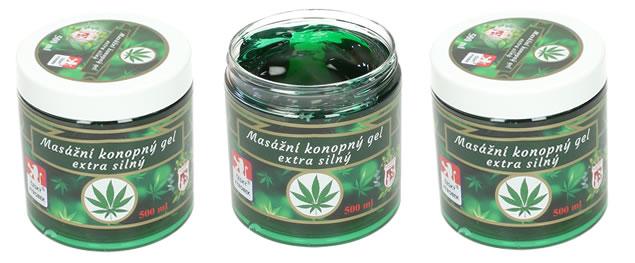 Masážní konopný gel extra silný 500&hellip;