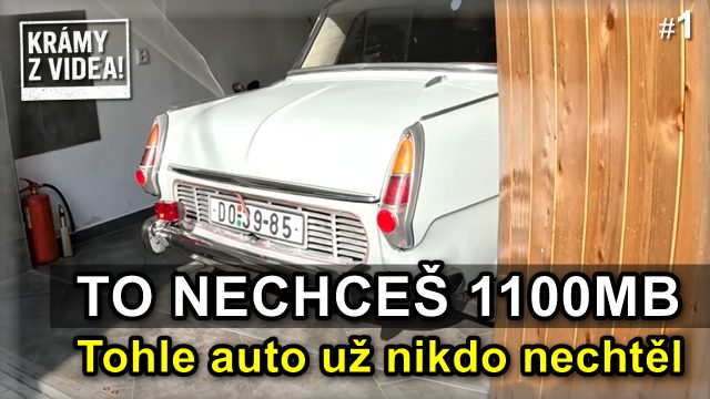 Krámy z videa -- 1. Díl - ŠKODA 1100 MB (1969) - Tohle auto už nikdo nechtěl!