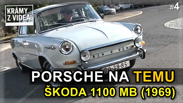 Škoda 1100 MB Rozhýbání před jízdou  aneb Porsche pro chudý nebo Porsche z TEMU!