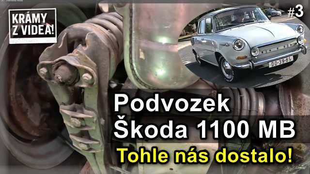 Krámy z videa - 3. Díl - Podvozek ŠKODA 1100 MB (1969) jak jsme ho nikdy neviděli.