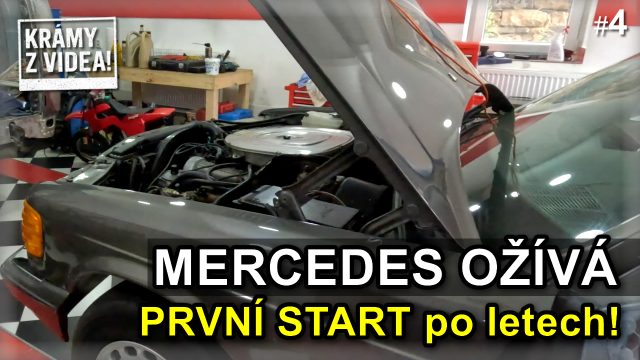 4.Díl - START PO LETECH! Mercedes 500 SEL ožívá!