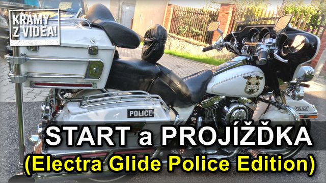 Harley Davidson Police Edition 🚨 Motorka s duší – Start a projížďka s Mattym