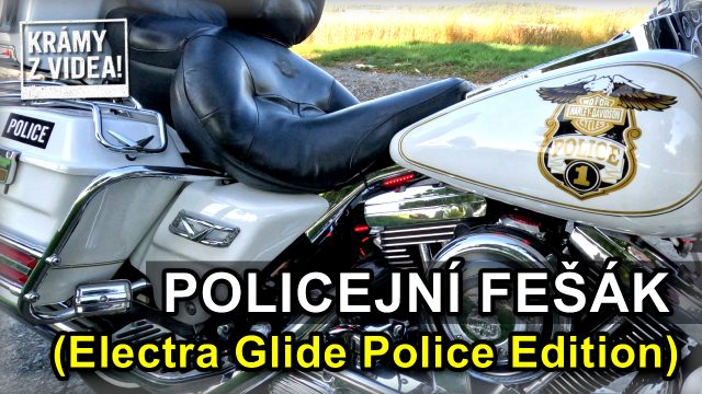 Jmenuju se HARLEY DAVIDSON POLICE EDITION  r.1995 - Rarita
