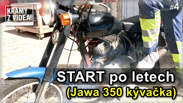 Krámy z videa – 4. Díl - Opravdový START po LETECH! Jawa kývačka 350/354 r.1957