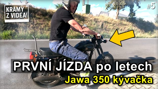 Krámy z videa – 5. Díl - JÍZDA PO LETECH Jawa Kývačka 350/354