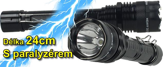 Výkonná nabíjecí baterka s paralyzé&hellip;