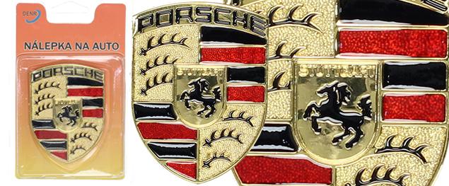 Kovová samolepka Porsche – (5,5 × 7&hellip;