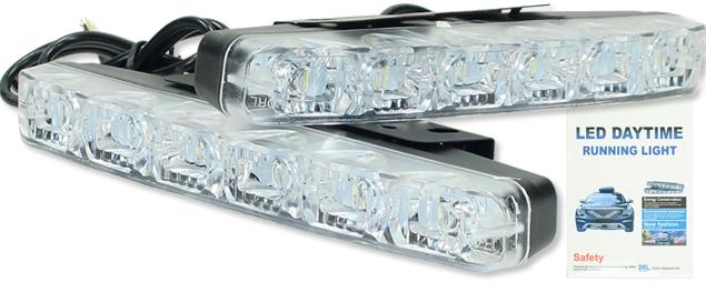 LED světla pro denní svícení 6 LED