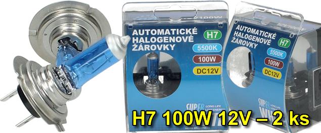 Halogenové žárovky H7 100W 5500K 12&hellip;