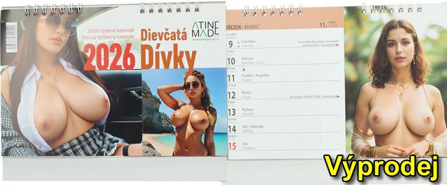 Stolní týdenní kalendář 2026 – dívk&hellip;