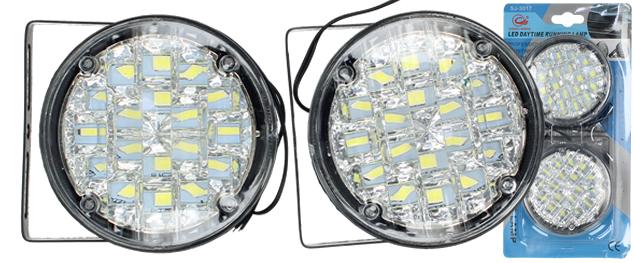 LED denní svícení – kulatá DRL svět&hellip;