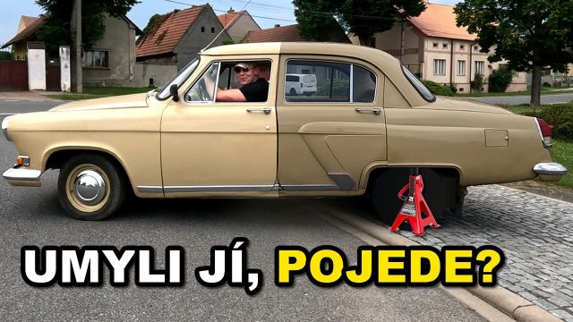 První mytí Volhy a první jízda po opravě. Jak vypadá a pojede vůbec? Naše Volha 21.