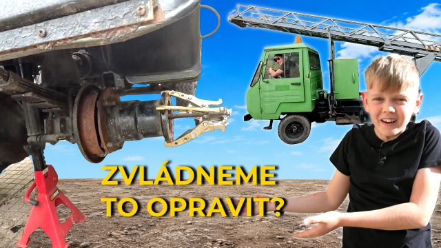 Zvládneme jí opravit? Nemá kolo a nebrzdí! Multicar M25 Žebřík