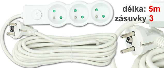 Prodlužovací kabel Aerbes SJ-3430 3&hellip;