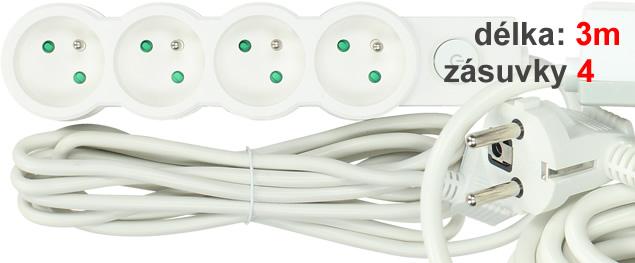 Prodlužovací kabel Aerbes SJ-3654 4&hellip;