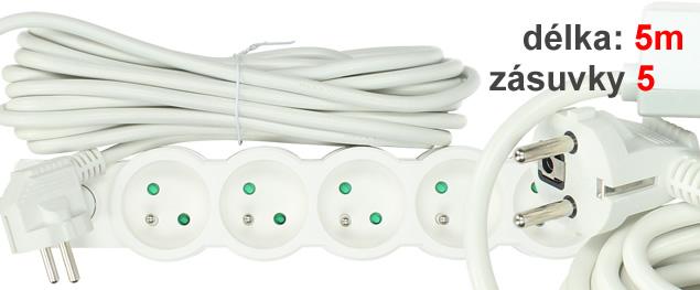Prodlužovací kabel Aerbes SJ-3658 5&hellip;