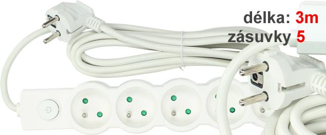 Prodlužovací kabel Aerbes SJ-3657 5&hellip;