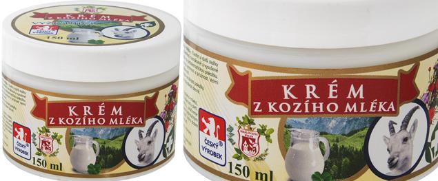 Krém z kozího mléka 150 ml - vyživu&hellip;