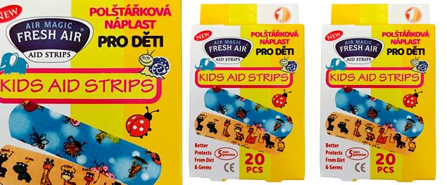Dětská polštářková náplast Kids 20k&hellip;