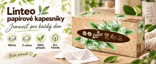 Papírové kapesníčky Linteo 100ks – &hellip;
