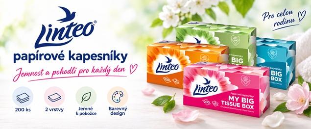 Papírové kapesníčky Linteo 200ks – &hellip;