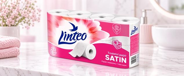Toaletní papír Linteo Satin bílý 8 &hellip;