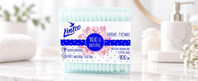 Papírové vatové tyčinky Linteo 100k&hellip;