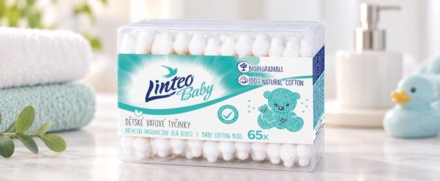 Papírové vatové tyčinky Linteo BABY&hellip;