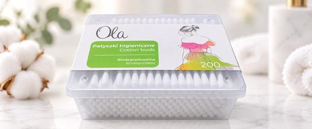 Papírové vatové tyčinky Ola 200ks –&hellip;