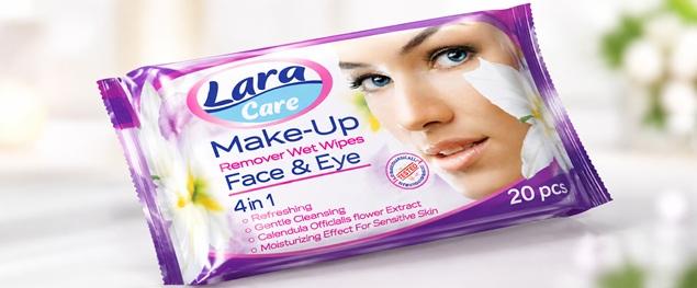LARA Make-up vlhčené ubrousky 20ks &hellip;