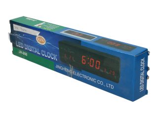 Foto 1 - Digitální hodiny, nové nerozbalené, chybí trafo (čas 1:10)