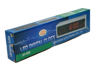 Foto 3 - Digitální hodiny, nové nerozbalené, chybí trafo (čas 1:10)