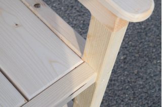 Foto 11 - Masivní dřevěná lavička s opěradlem a područkami Heavy Duty I